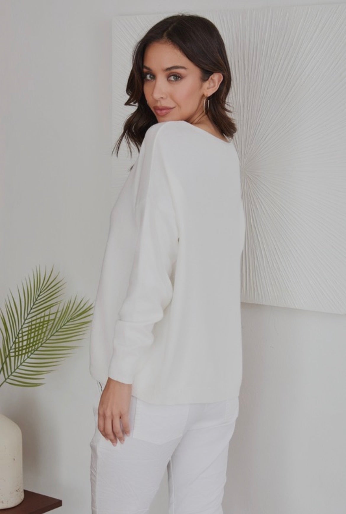 The Teddy Bear Long Sleeve Top- Anicoletta's Boutique | Fashion Forward Luxury Women's Clothing