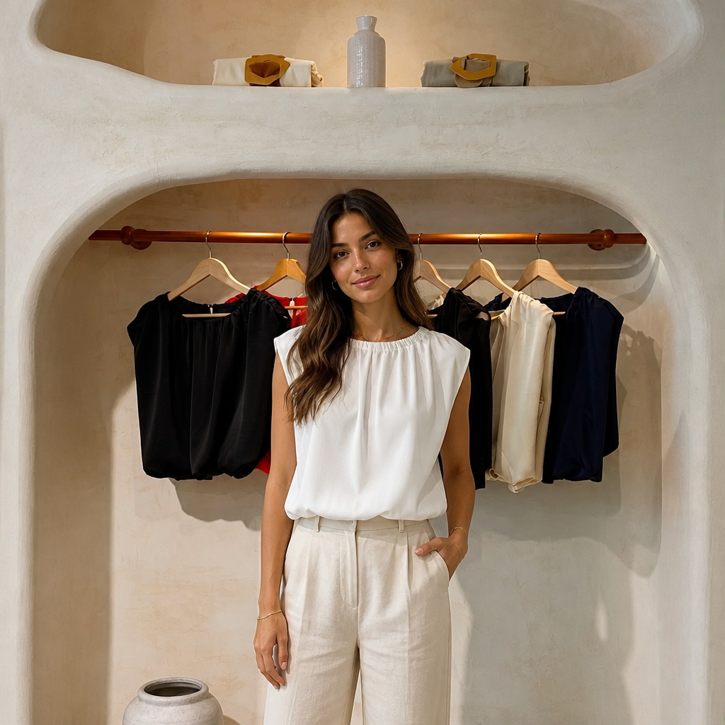 The Bubble Hem Italian Top