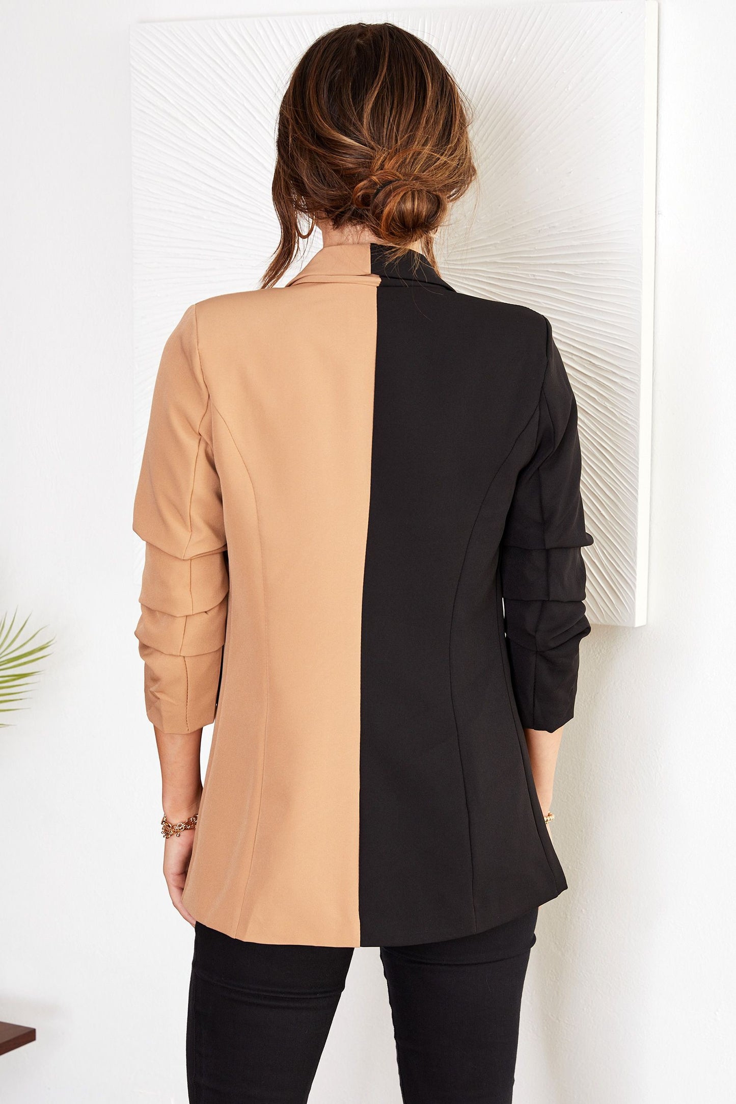 The Color Block Day to Night Blazer- Anicoletta's Boutique | Fashion Forward Luxury Women's Clothing