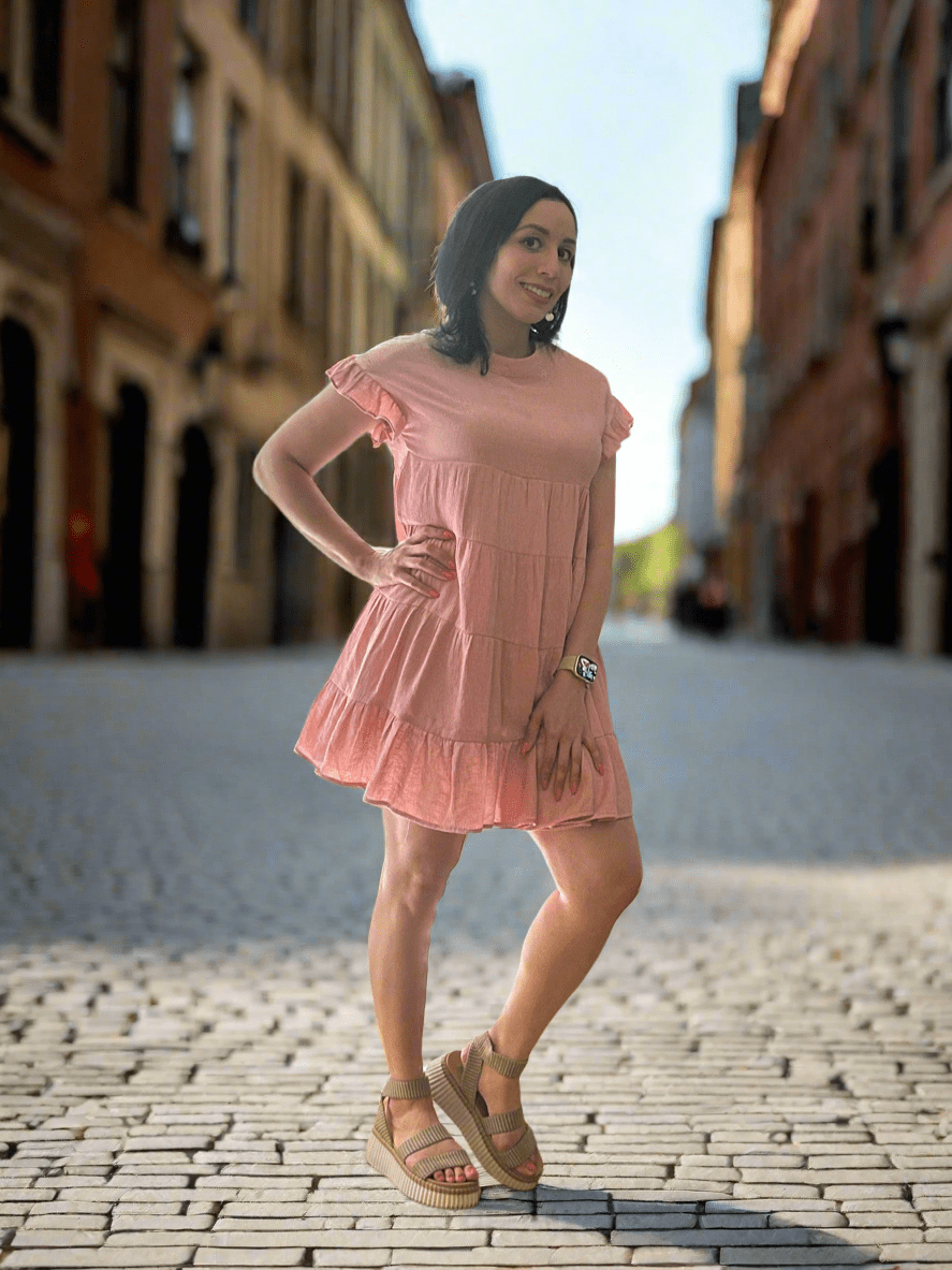 The Allison Babydoll Dress- Anicoletta's Boutique | Fashion Forward Luxury Women's Clothing