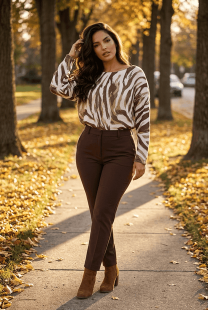 The Round Neck Light Knit Sweater- Anicoletta's Boutique | Fashion Forward Luxury Women's Clothing