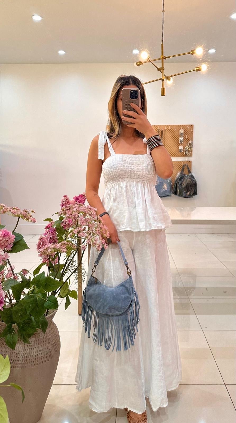 The Anicoletta’s Linen Set- Anicoletta's Boutique | Fashion Forward Luxury Women's Clothing