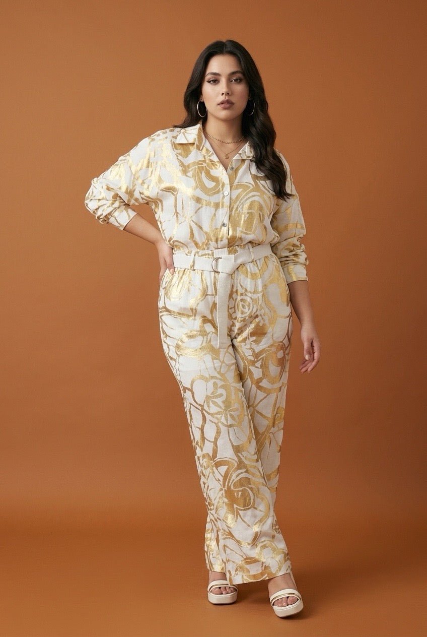 The Cruise Top & Pant Italian Set- Anicoletta's Boutique | Fashion Forward Luxury Women's Clothing