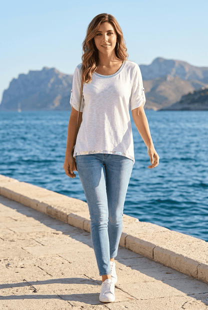 The Bright Summer Italian Top- Anicoletta's Boutique | Fashion Forward Luxury Women's Clothing