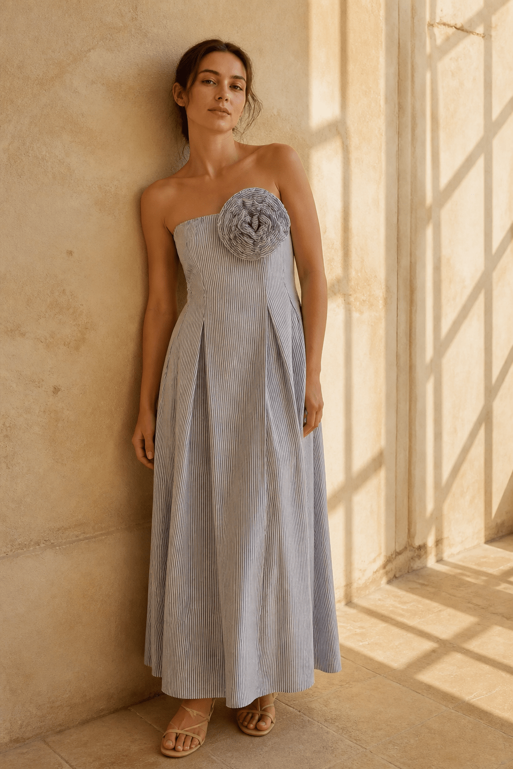 The Flower Maxi Dress- Anicoletta's Boutique | Fashion Forward Luxury Women's Clothing
