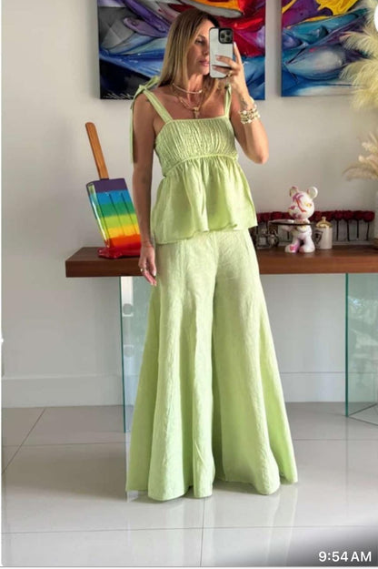 The Anicoletta’s Linen Set- Anicoletta's Boutique | Fashion Forward Luxury Women's Clothing