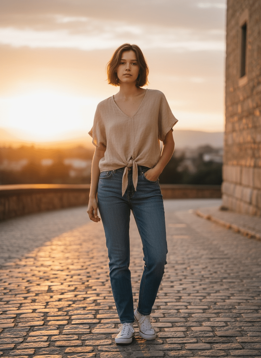 The Resort Tie Up Top- Anicoletta's Boutique | Fashion Forward Luxury Women's Clothing
