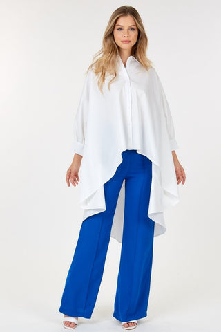 The CQ by CQ Double-Breasted Wide Leg Pants- Anicoletta's Boutique | Fashion Forward Luxury Women's Clothing