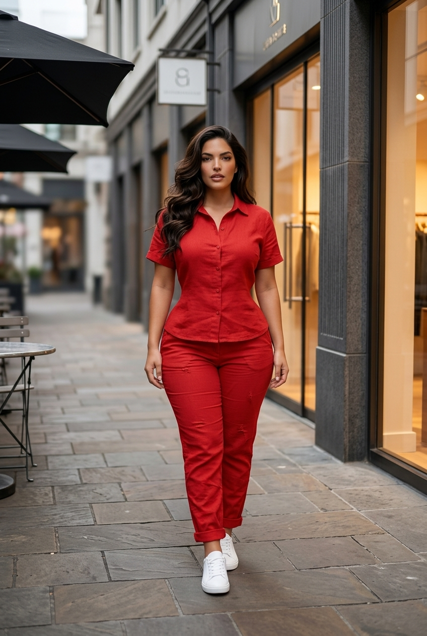 The Basic Italian Crinkle Joggers