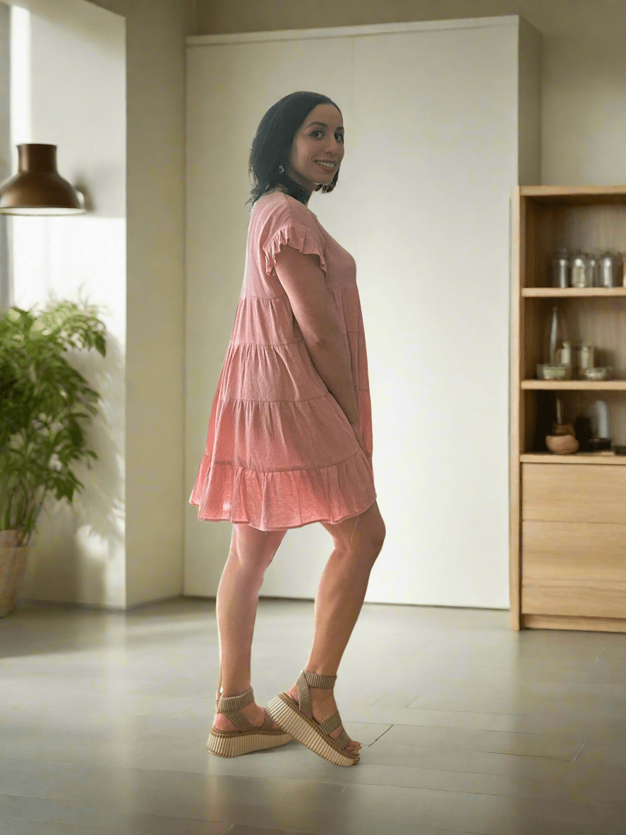 The Allison Babydoll Dress- Anicoletta's Boutique | Fashion Forward Luxury Women's Clothing