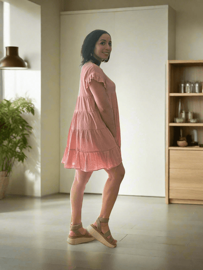 The Allison Babydoll Dress- Anicoletta's Boutique | Fashion Forward Luxury Women's Clothing