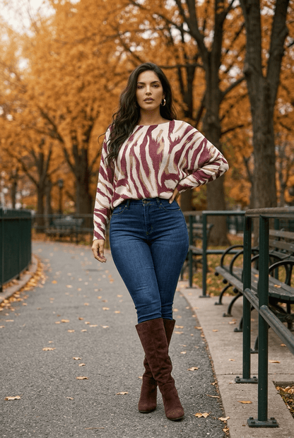 The Round Neck Light Knit Sweater- Anicoletta's Boutique | Fashion Forward Luxury Women's Clothing