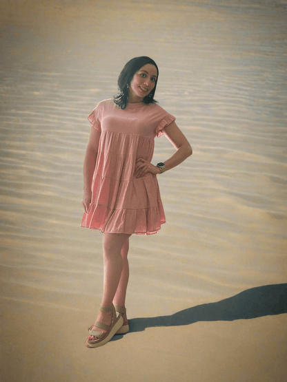 The Allison Babydoll Dress- Anicoletta's Boutique | Fashion Forward Luxury Women's Clothing