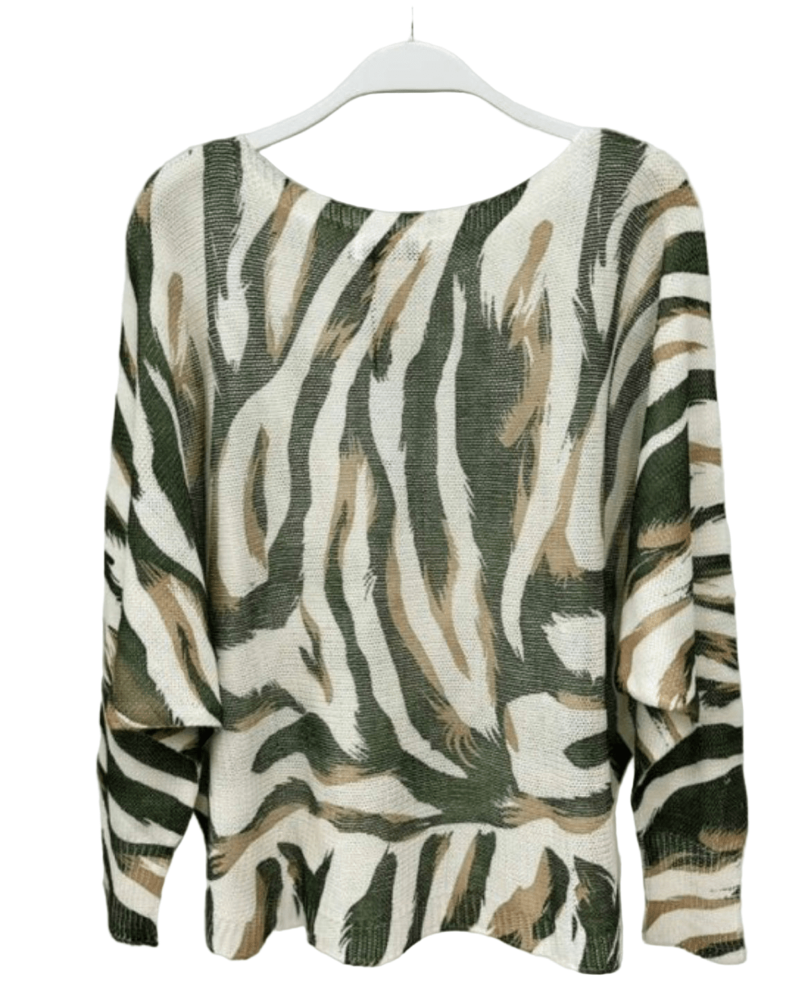The Tiger Print Light Knit Sweater- Anicoletta's Boutique | Fashion Forward Luxury Women's Clothing