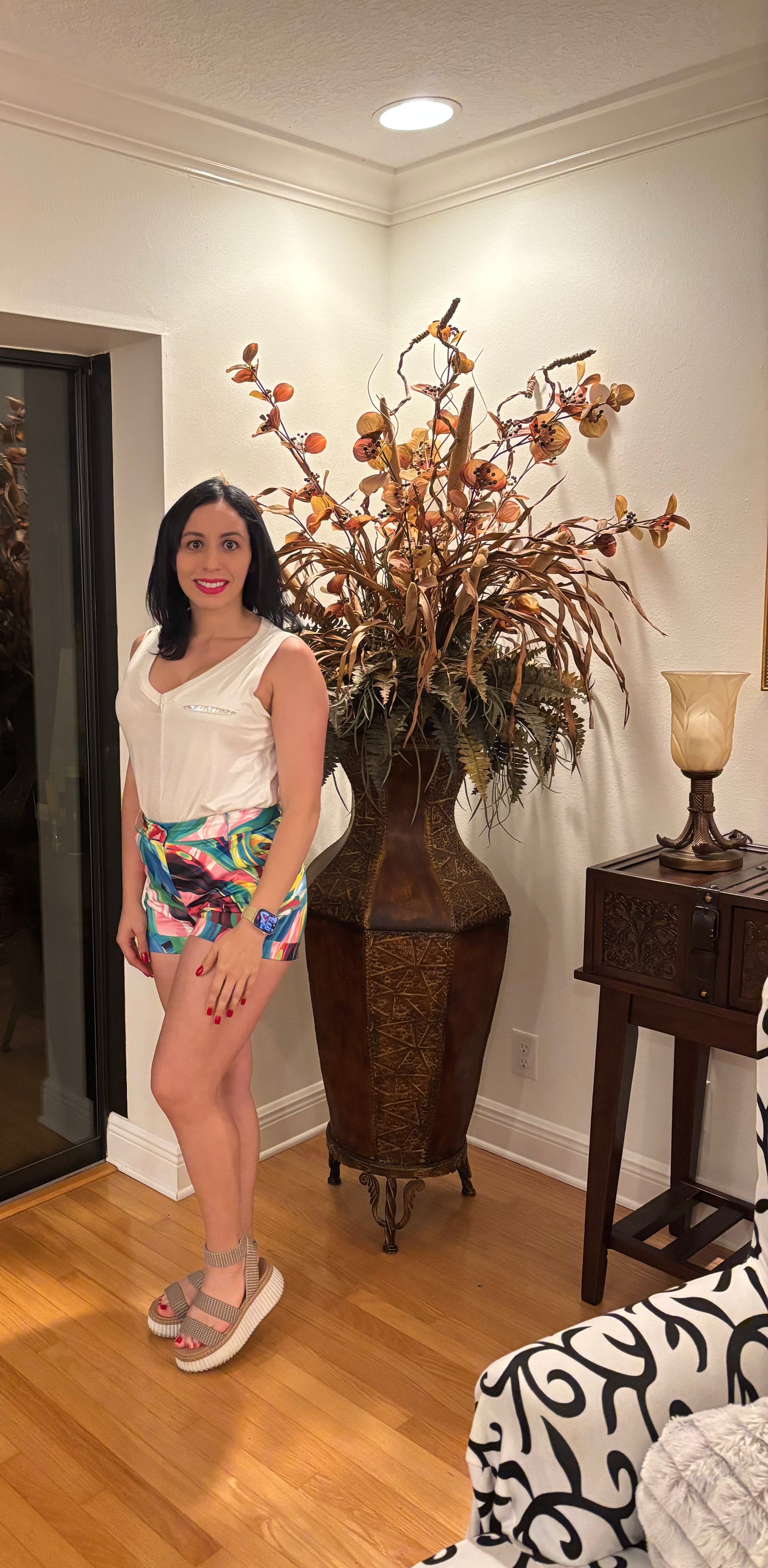 The OVI Color Palette Shorts- Anicoletta's Boutique | Fashion Forward Luxury Women's Clothing