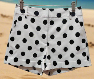 The OVI Polka Dot Print Shorts- Anicoletta's Boutique | Fashion Forward Luxury Women's Clothing