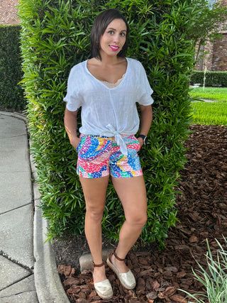 The OVI Summer Shorts- Anicoletta's Boutique | Fashion Forward Luxury Women's Clothing