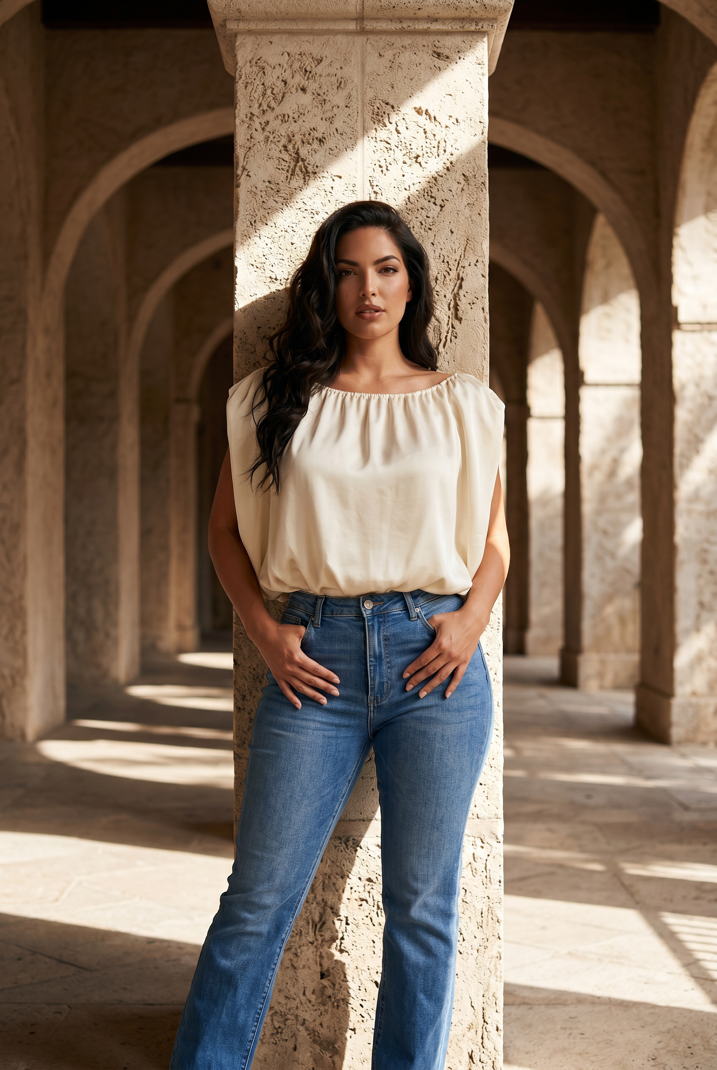 The Bubble Hem Italian Top