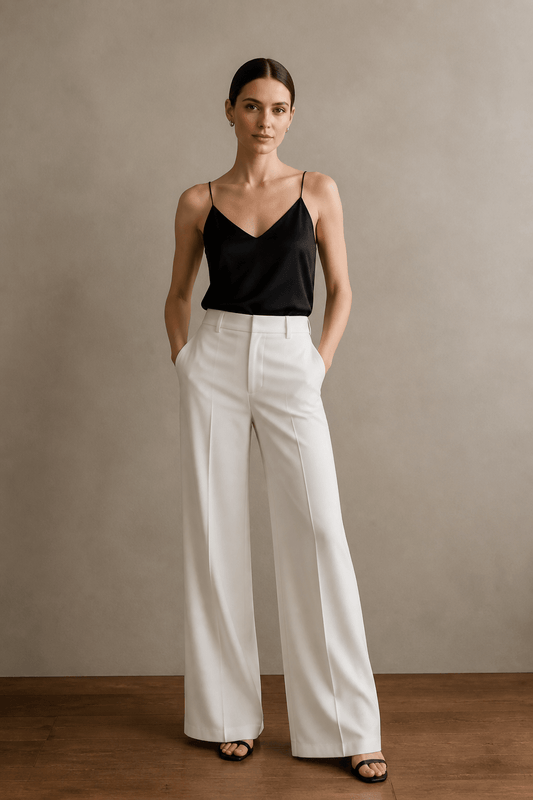 The OVI Wide Leg Pants- Anicoletta's Boutique | Fashion Forward Luxury Women's Clothing