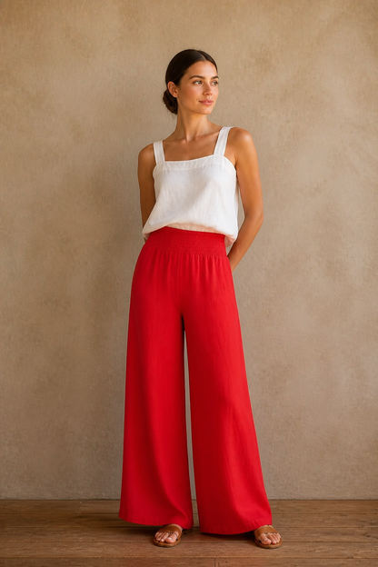 The Italian Linen Palazzo Pants
