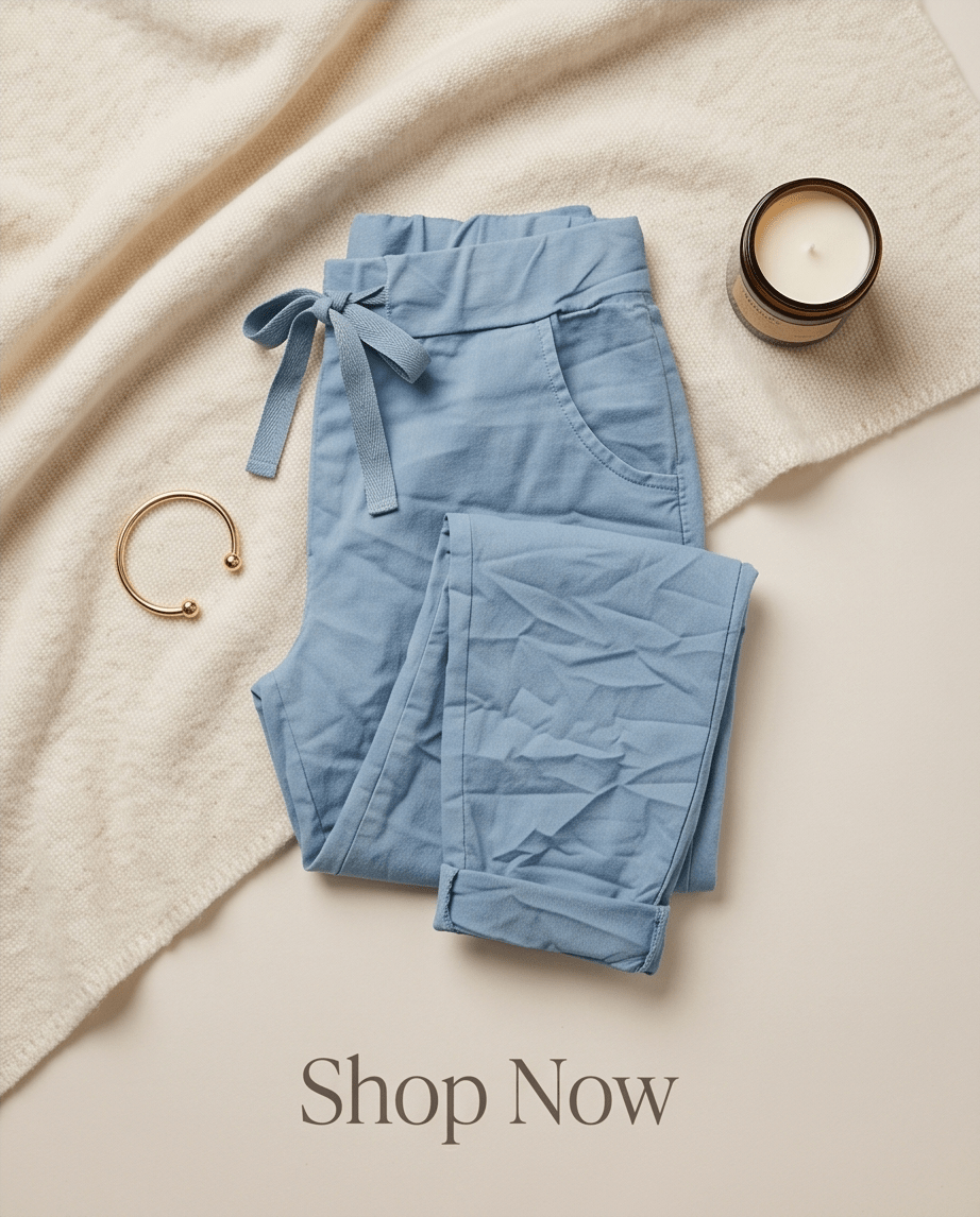 The Solid Crinkle Jogger- Anicoletta's Boutique | Fashion Forward Luxury Women's Clothing