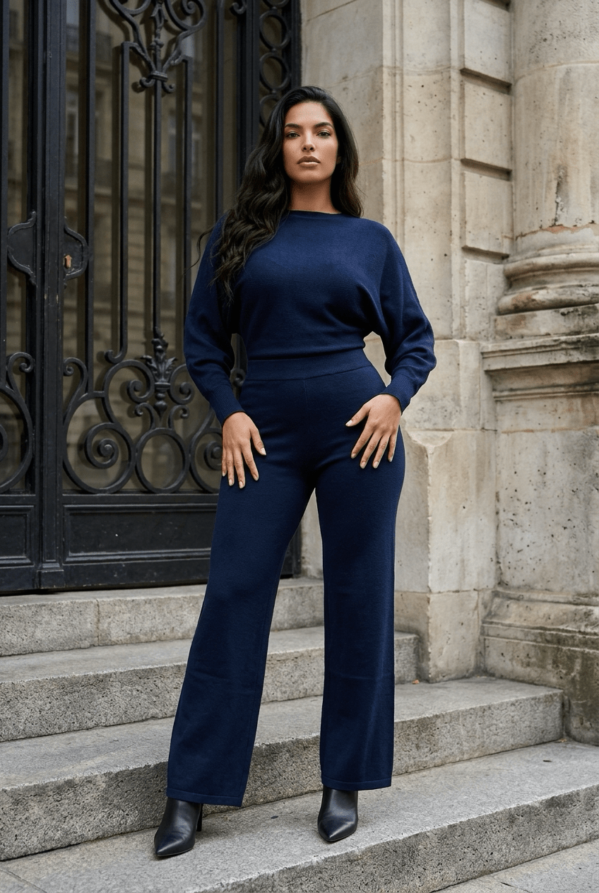 The Anicoletta’s Fall Sweater | Boat Neck Batwing Knit- Anicoletta's Boutique | Fashion Forward Luxury Women's Clothing