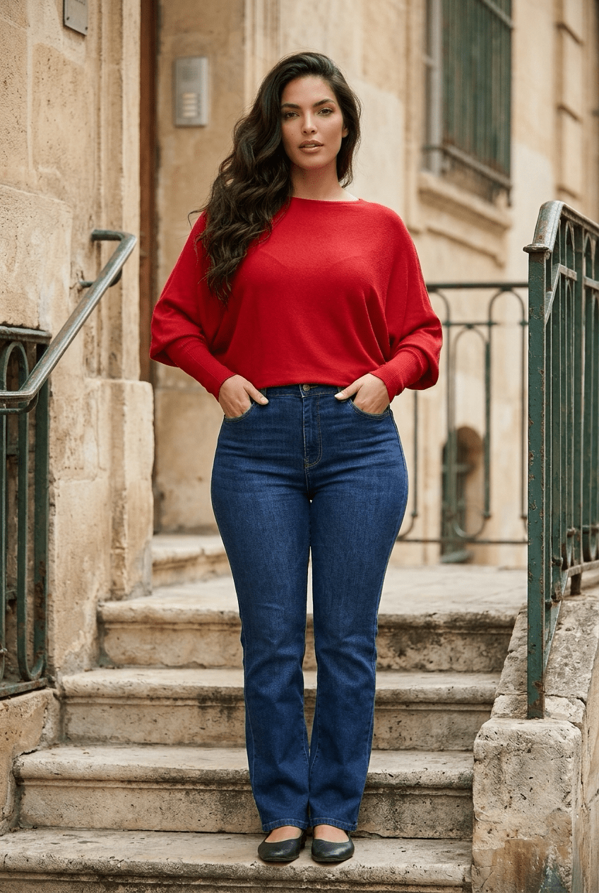 The Anicoletta’s Fall Sweater | Boat Neck Batwing Knit- Anicoletta's Boutique | Fashion Forward Luxury Women's Clothing
