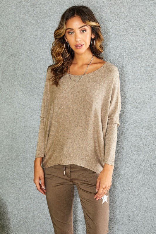 The Soft Wool Angora Italian Sweater (Venti6)- Anicoletta's Boutique | Fashion Forward Luxury Women's Clothing