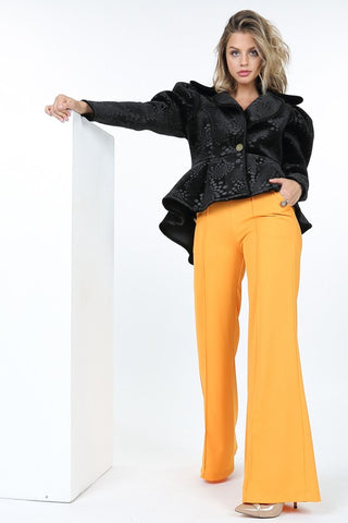 The CQ by CQ Double-Breasted Wide Leg Pants- Anicoletta's Boutique | Fashion Forward Luxury Women's Clothing