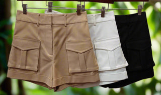 The OVI Carpenter Style Shorts- Anicoletta's Boutique | Fashion Forward Luxury Women's Clothing