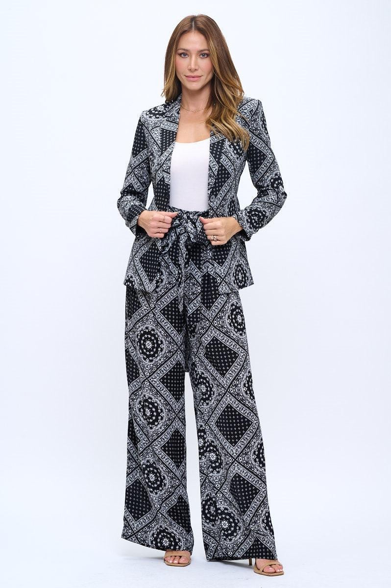 The OVI Black & White Set- Anicoletta's Boutique | Fashion Forward Luxury Women's Clothing
