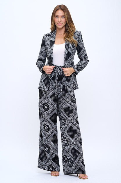 The OVI Black & White Set- Anicoletta's Boutique | Fashion Forward Luxury Women's Clothing