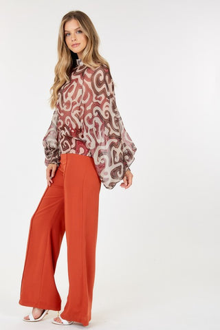 The CQ by CQ Double-Breasted Wide Leg Pants- Anicoletta's Boutique | Fashion Forward Luxury Women's Clothing