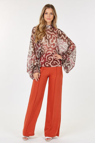 The CQ by CQ Double-Breasted Wide Leg Pants- Anicoletta's Boutique | Fashion Forward Luxury Women's Clothing