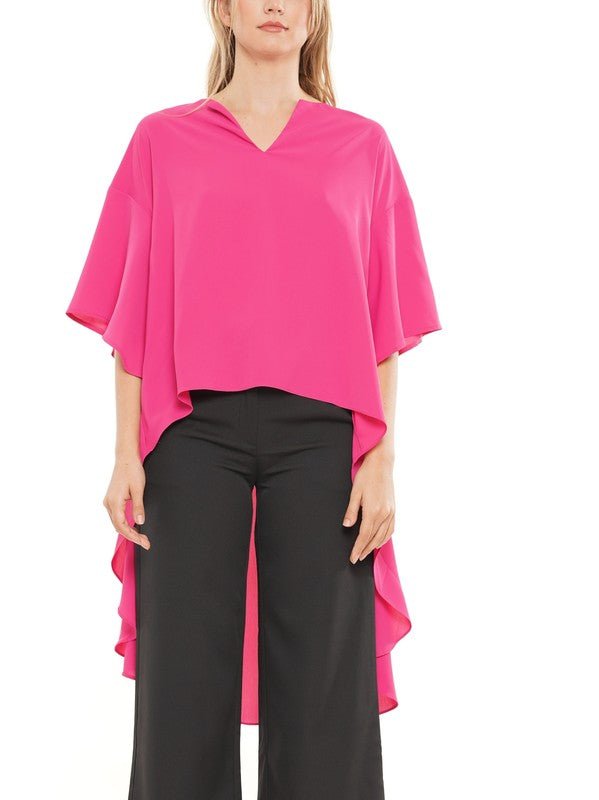 The Bittersweet High Low Top- Anicoletta's Boutique | Fashion Forward Luxury Women's Clothing