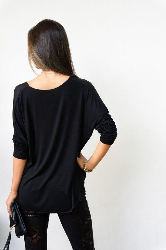 The Camila Italian Silk Blouse- Anicoletta's Boutique | Fashion Forward Luxury Women's Clothing