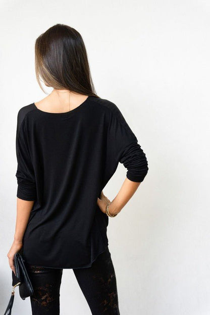 The Camila Italian Silk Blouse- Anicoletta's Boutique | Fashion Forward Luxury Women's Clothing