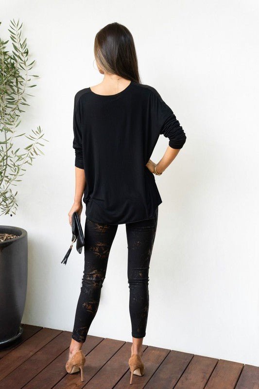 The Camila Italian Silk Blouse- Anicoletta's Boutique | Fashion Forward Luxury Women's Clothing