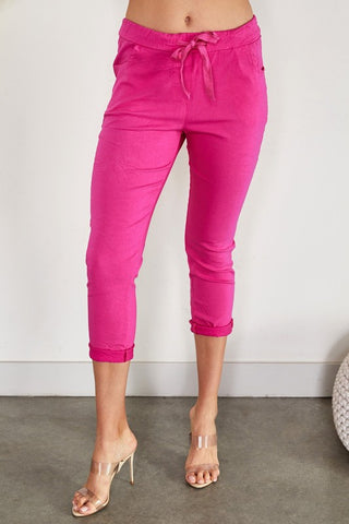 The Barbie Crinkle Italian Jogger- Anicoletta's Boutique | Fashion Forward Luxury Women's Clothing