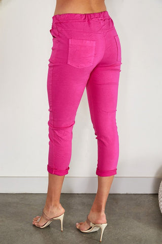 The Barbie Crinkle Italian Jogger- Anicoletta's Boutique | Fashion Forward Luxury Women's Clothing