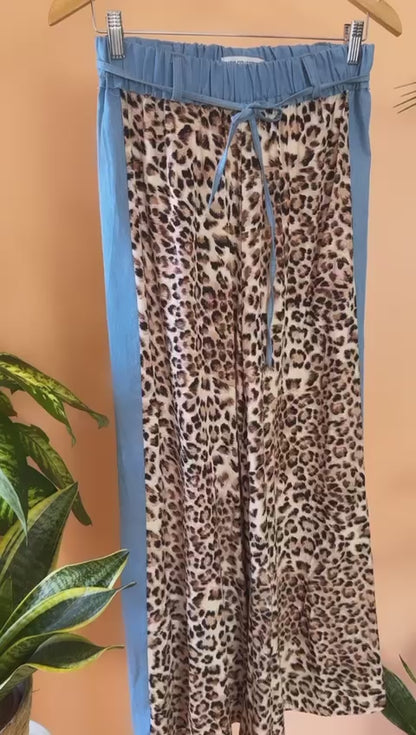 The Animal Print Italian Palazzo Pants