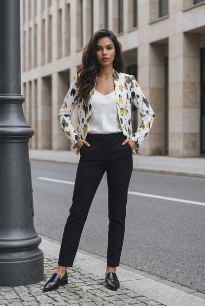 The OVI Leaves Print Blazer