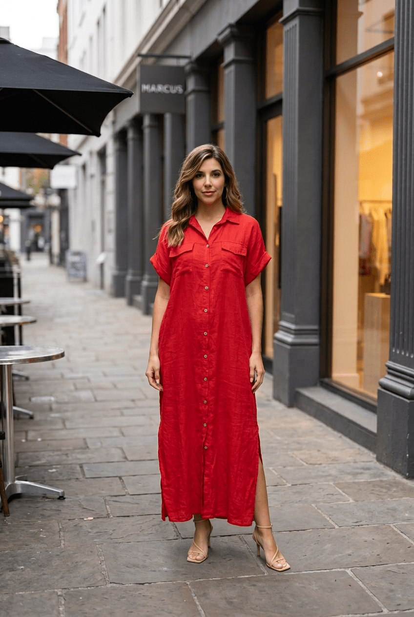 The Basic Italian Shirt Dress- Anicoletta's Boutique | Fashion Forward Luxury Women's Clothing