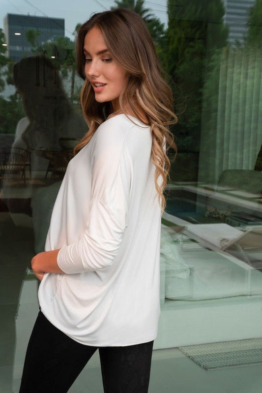 The Johanie Italian Silk Bouse- Anicoletta's Boutique | Fashion Forward Luxury Women's Clothing