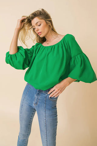 The Chic Off Shoulder Top- Anicoletta's Boutique | Fashion Forward Luxury Women's Clothing