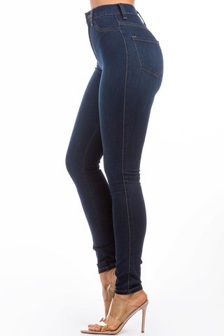 Anicoletta’s Max Stretch High Rise Skinny Jeans- Anicoletta's Boutique | Fashion Forward Luxury Women's Clothing