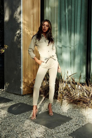 The Utility Jumpsuit- Anicoletta's Boutique | Fashion Forward Luxury Women's Clothing