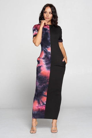 Anicoletta's Tie Dye Maxi Dress- Anicoletta's Boutique | Fashion Forward Luxury Women's Clothing