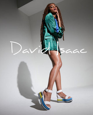 David Isaac - Alexander White Sandals- Anicoletta's Boutique | Fashion Forward Luxury Women's Clothing