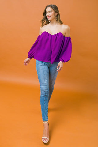 Johanie's Sweetheart Neckline Top- Anicoletta's Boutique | Fashion Forward Luxury Women's Clothing